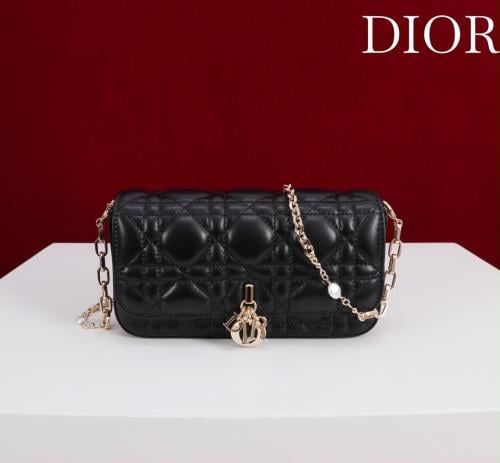 Dior Caro Flap Bag – Black