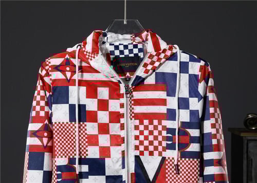 جاكيت LV احمر