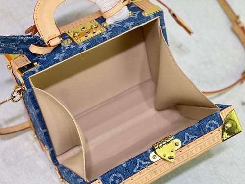 Petite Valise Denim Bleu