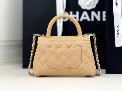 Chanel Quilted Mini Flap Bag – Blush Pink Gold Edi...