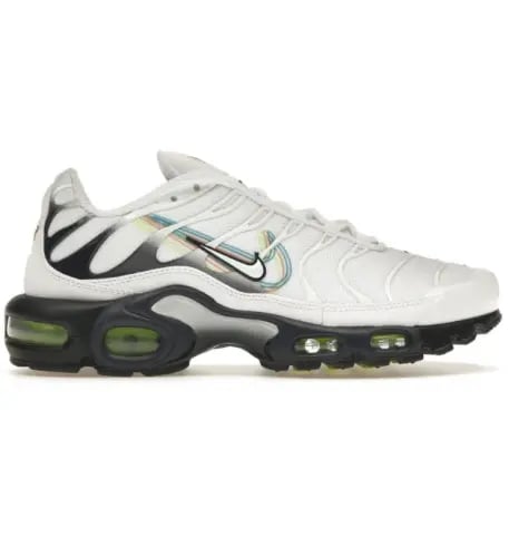 NIKE AIR MAX PLUS TN "WHITE & NEON GREEN" - WHITE / BLACK / LIME