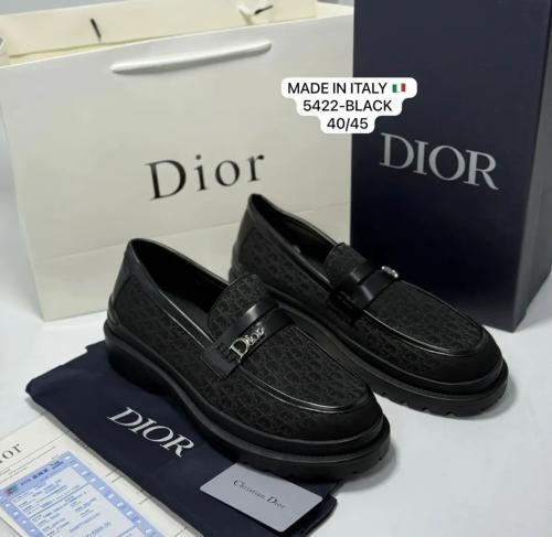 حذاء Dior اسود ملكي (رسمي)
