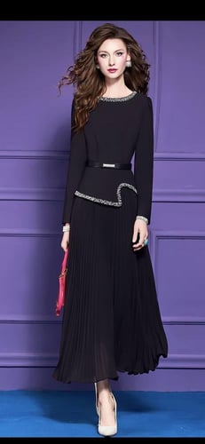 فستان انيق وراقي