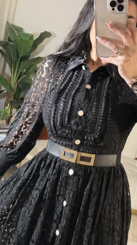 فستان دانتيل انيق وراقي