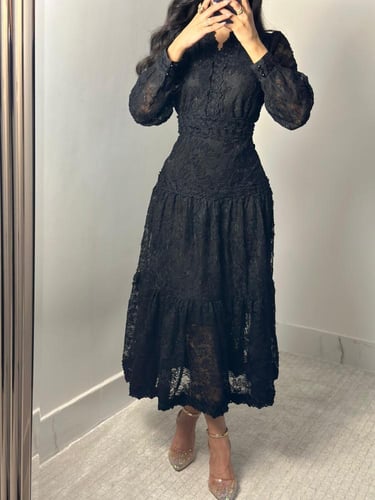 فستان دانتيل راقي