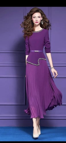 فستان انيق وراقي