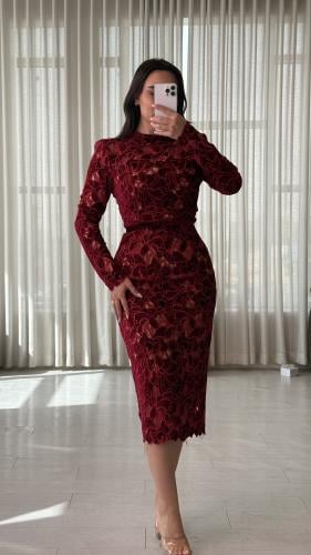 فستان انيق جوبير المخمل