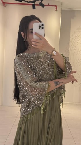 فستان قطعتين فخم للمناسبات
