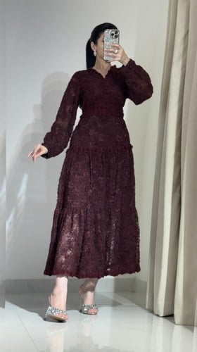 فستان دانتيل راقي