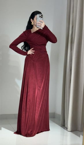 فستان طويل للمناسبات انيق