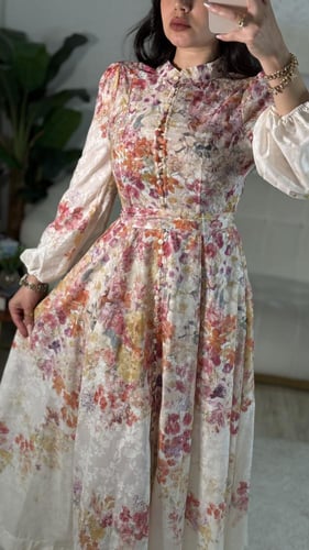 فستان بناتي فخم مورد