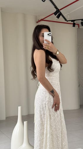 فستان طويل فخم للمناسبات