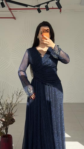 فستان طويل سهرة