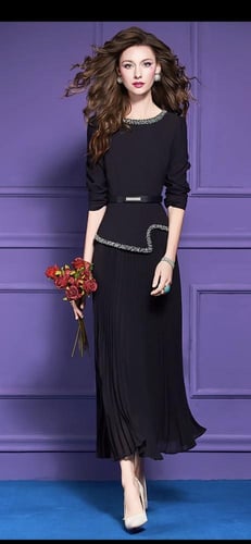 فستان انيق وراقي