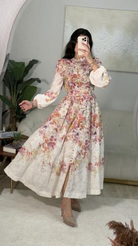 فستان بناتي فخم مورد