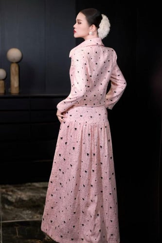 طقم تيور قطعتين جاكار استرتش