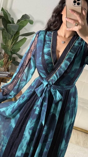 فستان طويل نسائي راقي