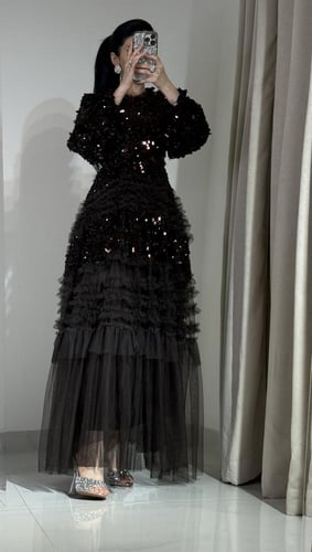 فستان طويل فخم سهرة