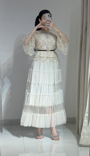 فستان طويل فخم للمناسبات