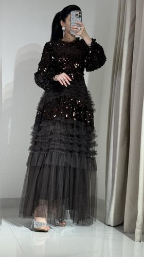 فستان طويل فخم سهرة