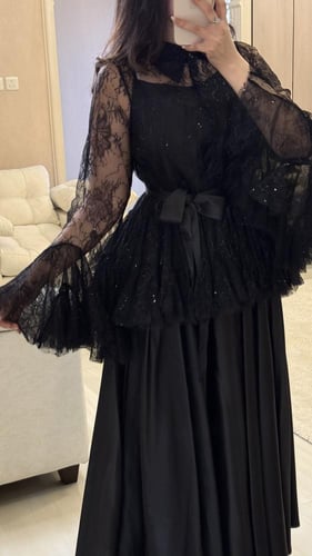 فستان قطعتين فخم