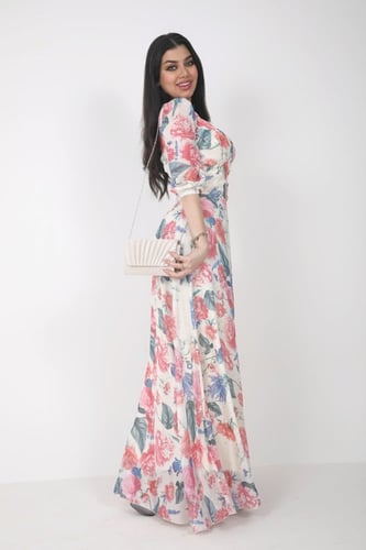 فستان نسائي شيفون مورد