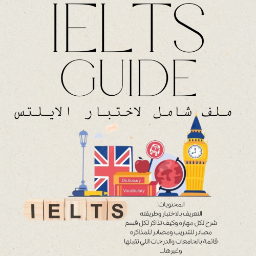 ملف شامل لاختبار الايلتس