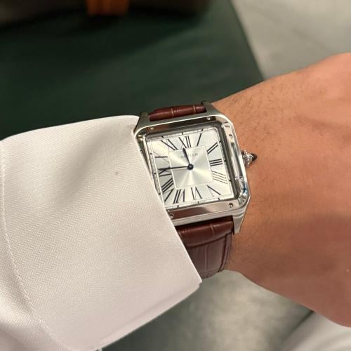 كارتير سانتوس جلد بني