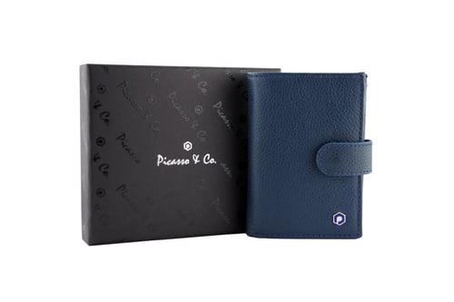 محفظة بطاقات تسع 9 بطاقات ائتمان ومزودة بمكاينة لس...