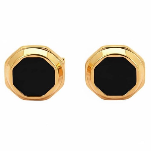 بيكاسو اند كو ازرار اكمام ستيل مطلي ذهبي-اسود PCRD...