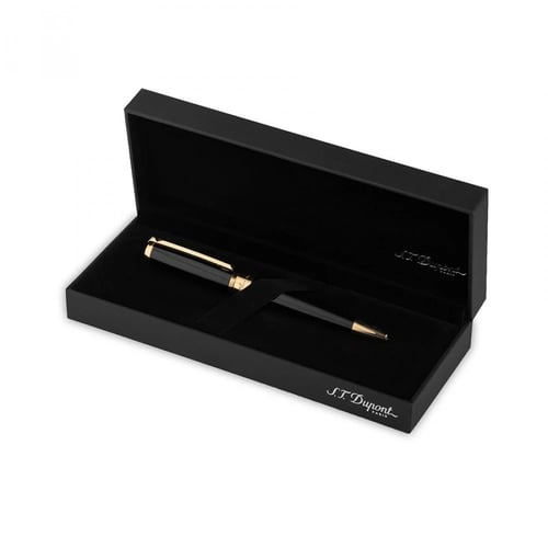 قلم اس تي ديبونت اسود و ذهبي