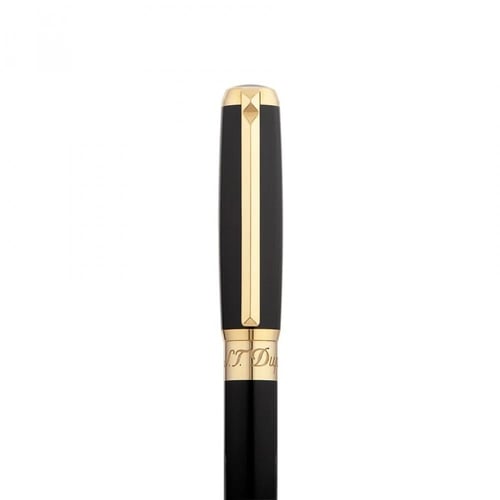 قلم اس تي ديبونت اسود و ذهبي