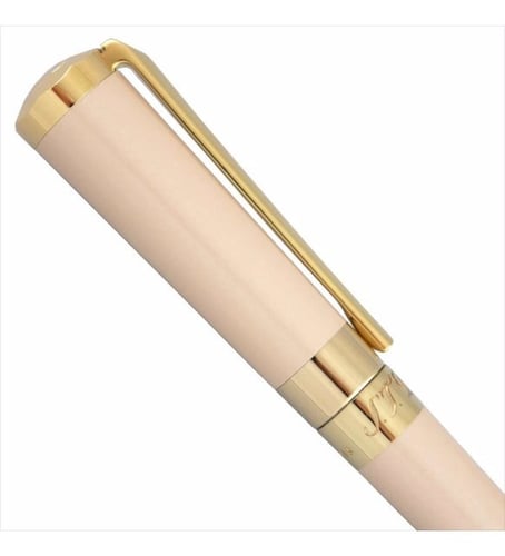 قلم اس تي ديبونت بيج و ذهبي