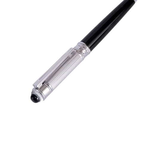 بيكاسو اند كو قلم بولبوينت فضي مطلي بلون اسود P966...