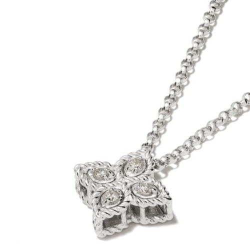 سلسال الورده مع الماس - صغير