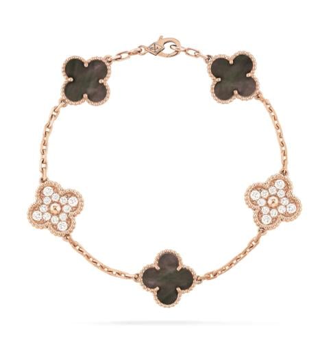 اسوارة الخمس وردات - الماس وحجر