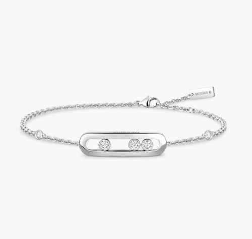 اسوارة موف مع 3 الماسات متحركه