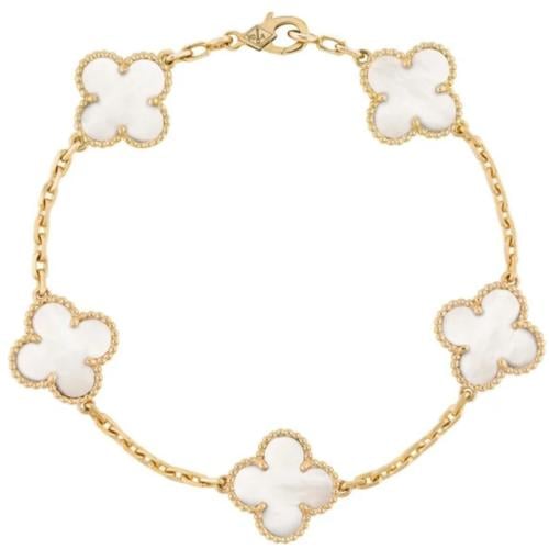 اسوارة الخمس وردات جميع الاحجار - فضه وحجر طبيعي