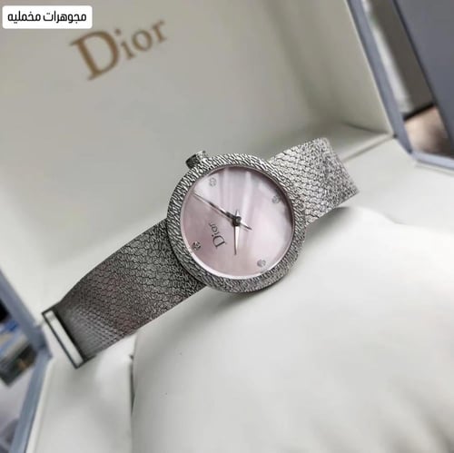 ساعة la D ستيل من ديور - كافة الالوان - 25mm