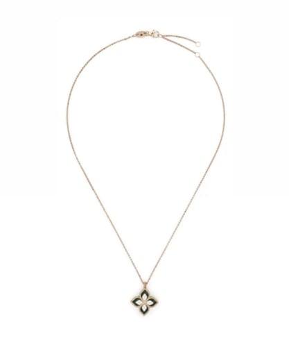 سلسال اميرة الزهر بالالماس والحجر الطبيعي