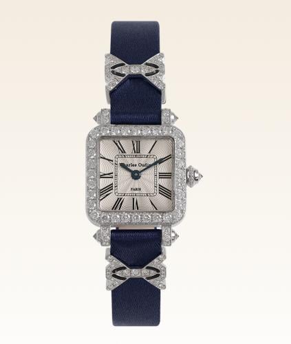 ساعة تشارلز اودين الميني 20mm ستيل والماس