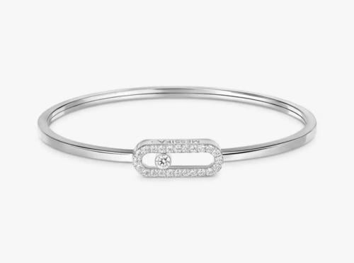 اسوارة موف الثابته M مع محيط الماس