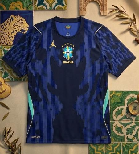 تيشيرت برازيل الكحلي لكاس العالم 2026