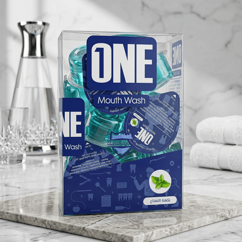 Travel mouthwash capsules with mint flavor