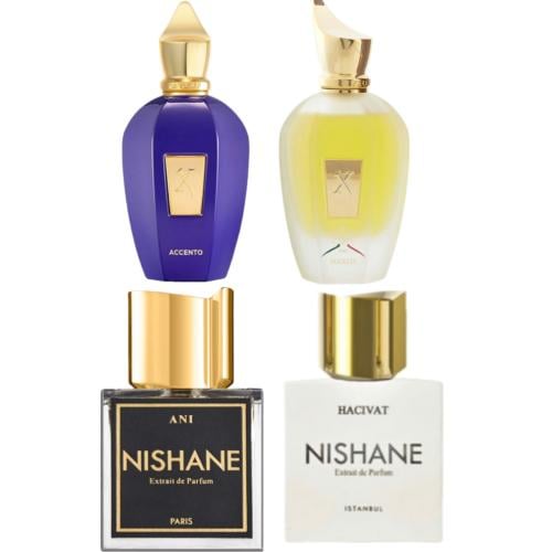 بكج 4 عينات عطور نيش من 3-5 مل