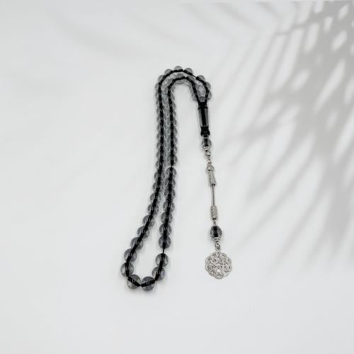 سبحة بكلايت (اسود شفاف)