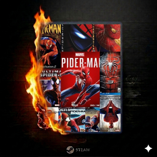 جيمع اجزاء سلسلة سبايدر مان ستيم بيسي | Spider-Man...