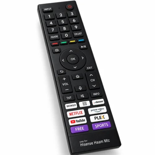 ريموت كنترول بديل لشاشات Hisense Smart TV مع تحكم...