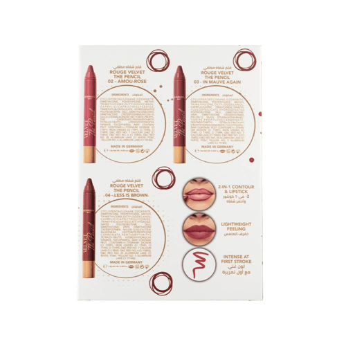 برجوا مجموعة أقلام الشفاه المخملية غير اللامعة Bou...