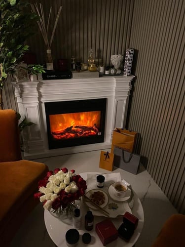 مدفأة ديكور عصريه